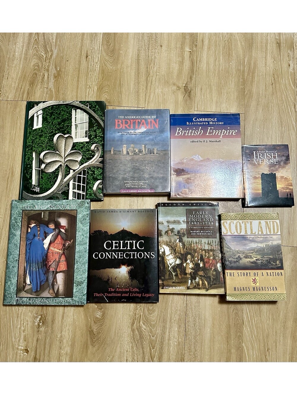 Lot Of 8 History Books: Ireland, England, Scotland Book Early Modern England